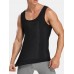 Mens Abdomen Control Breathable Quick Drying Thin High Elasticity Skinny Tank Top Shapewear