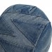 Menico Men Denim Breathable Sunshade Short Brim Casual Vintage Forward Hats Beret Flat Caps