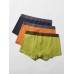 Men Solid Color U Convex Multipacks Underwear Soft Mid Waist Boxer Briefs