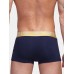 4Pcs Mens Antibacterial Breathable Boxers Ice Silk Logo Waistband Underwears With Pouch