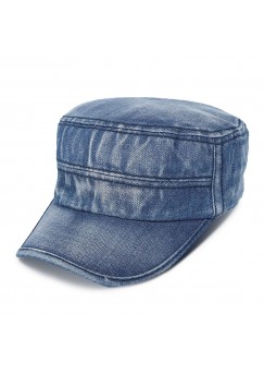 Men Denim Outdoor Sunshade All  match Adjustable Casual Vintage Military Caps Flat Hats