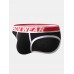 Mens Contrast Colors Underwear U Convex Pouch Breathable Briefs